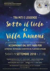 sotto il cielo di villa annoni